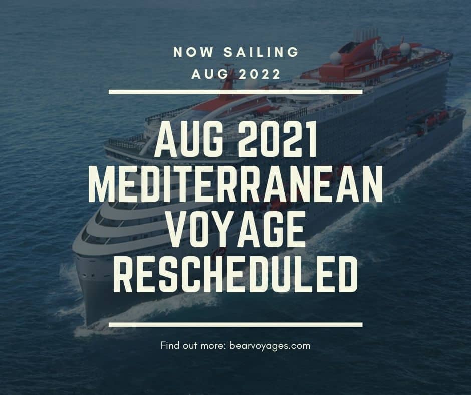 Bear Voyages Med Cruise Aug 2022